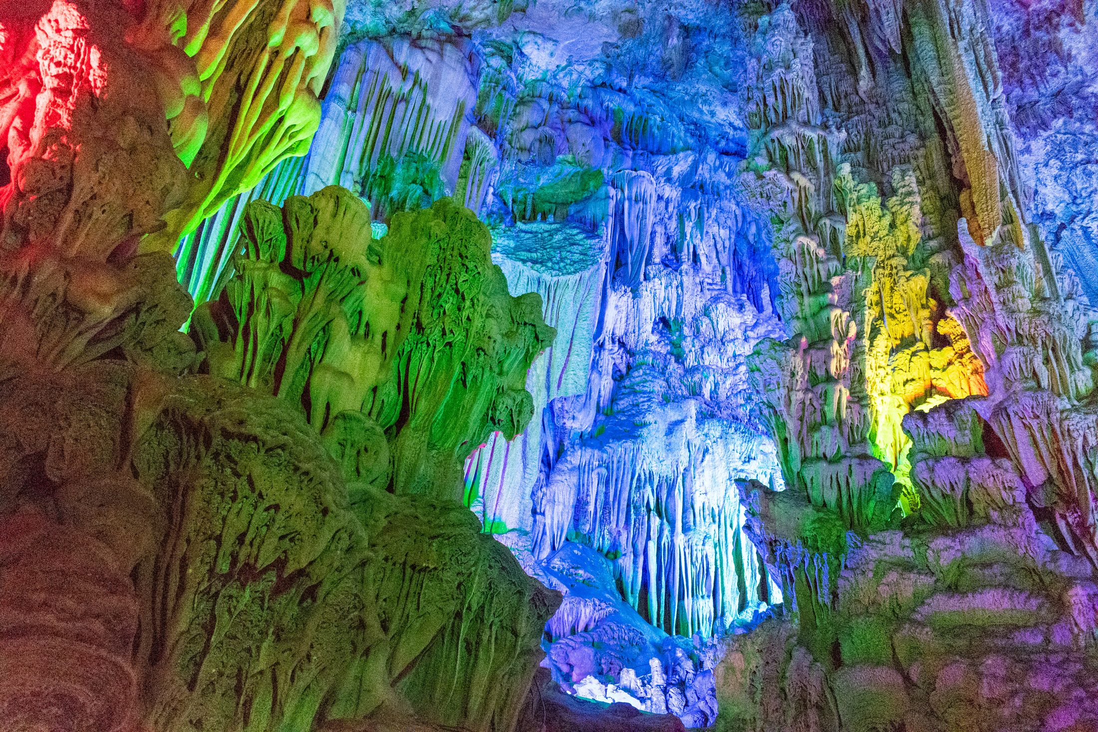 Reed Flute Cave in Guilin.