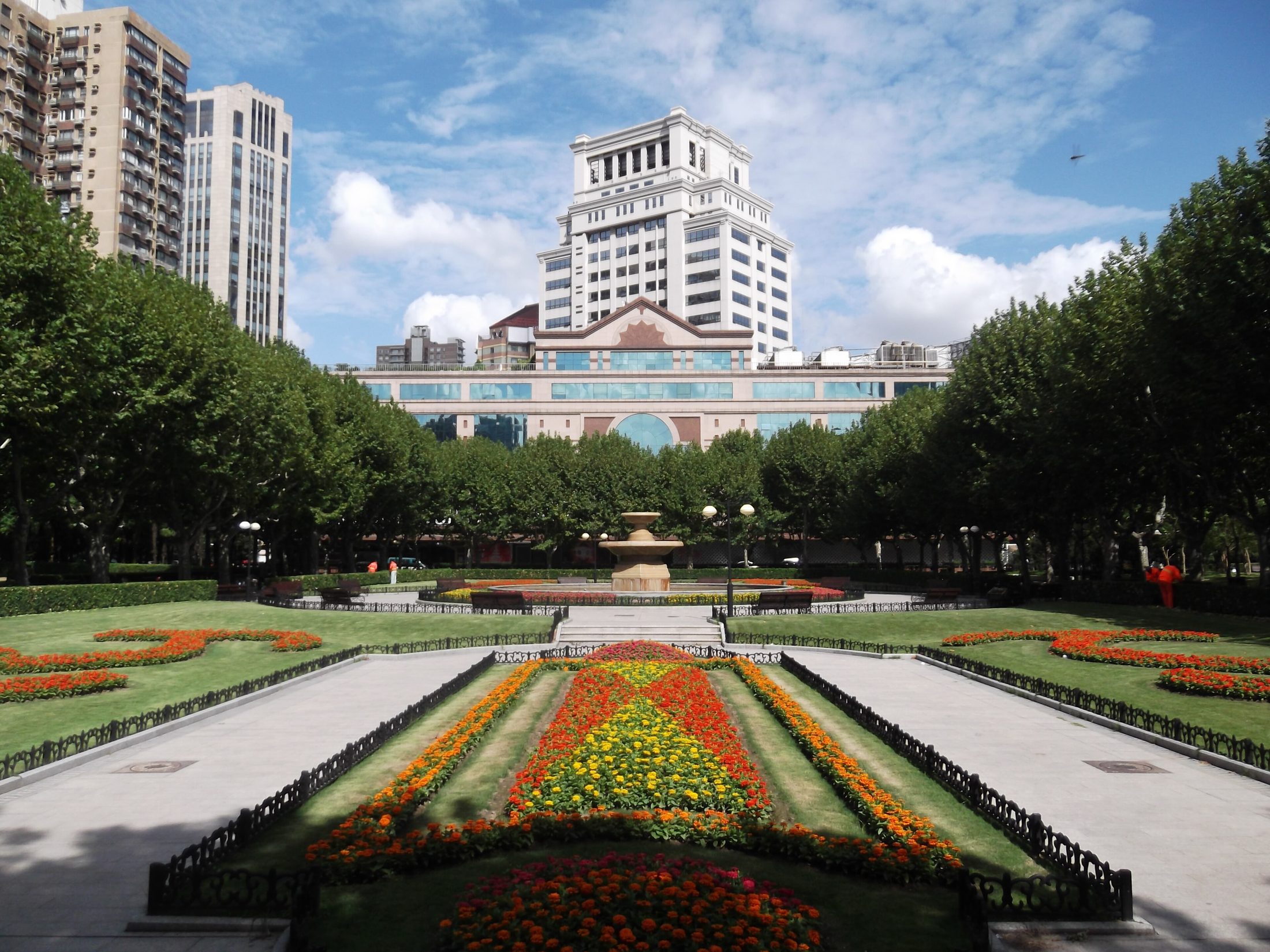 Fuxing Park in Shanghai.