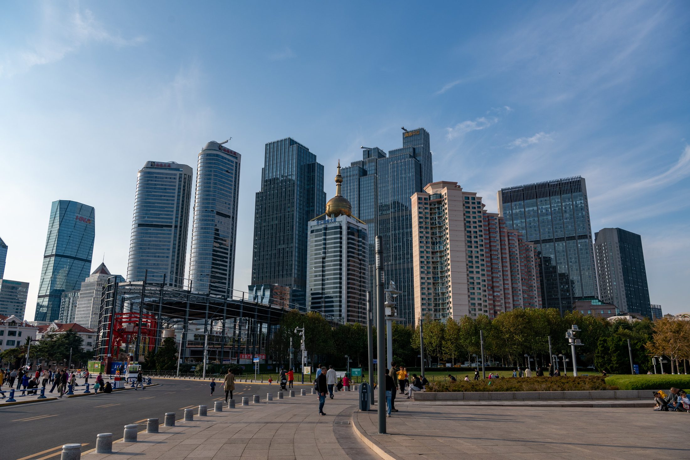 May Fourth Square in Qingdao.