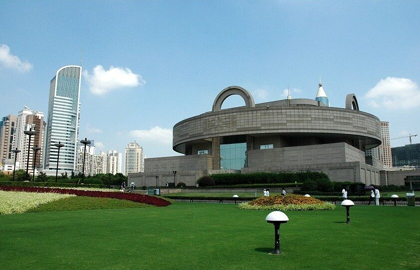 Exterior of Shanghai Museum at People's Square.