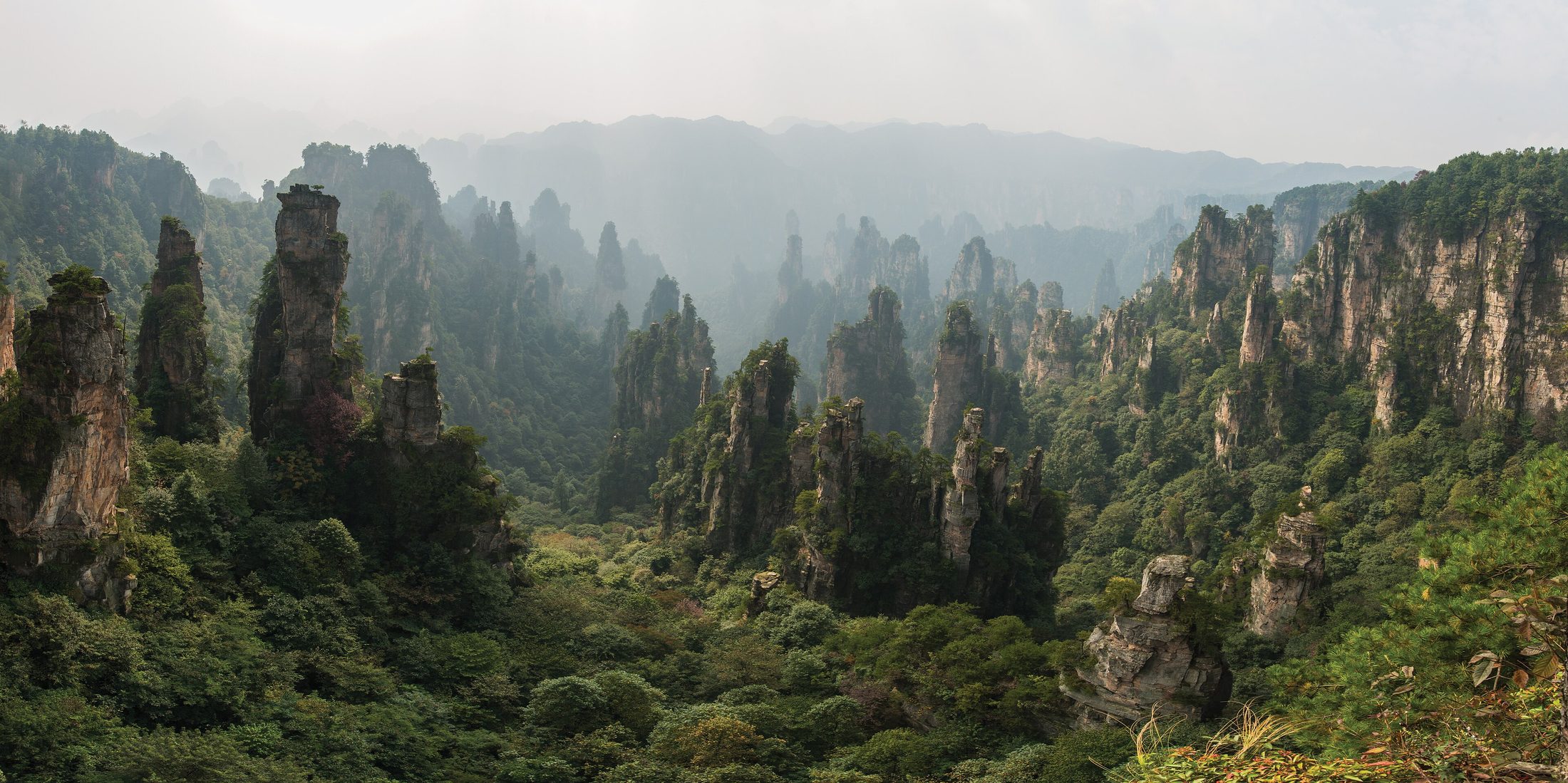 Tianzi Mountain in Zhangjiajie.